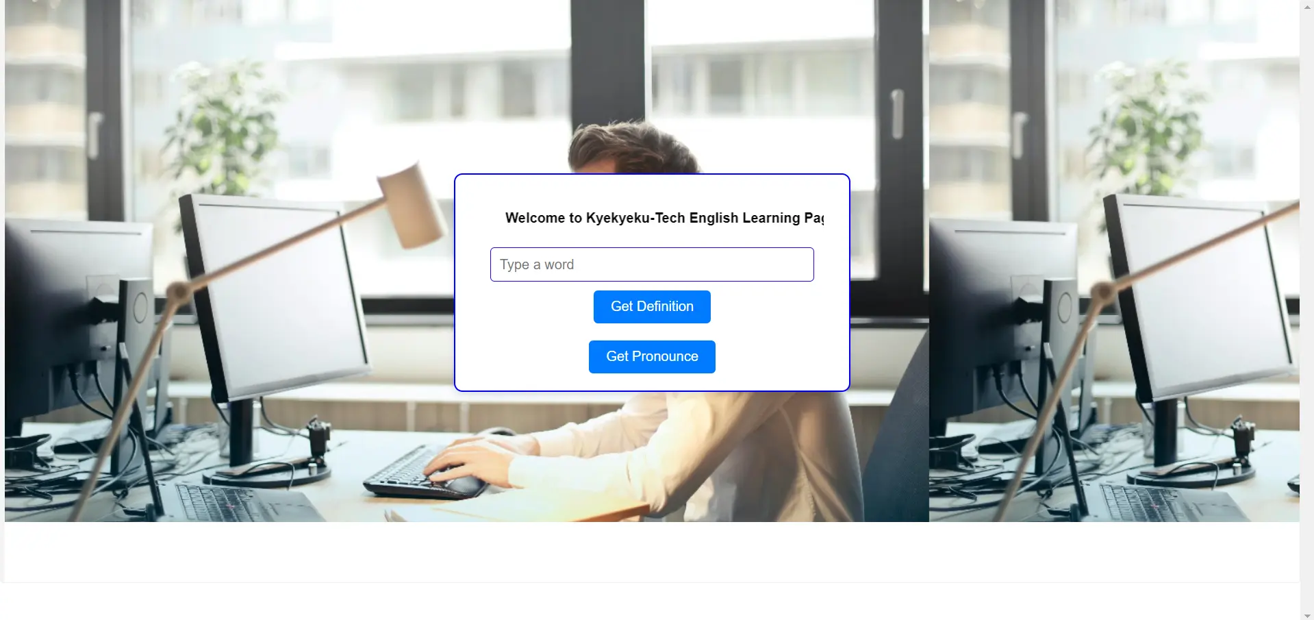 WORD DICTIONARY &amp; PRONUNCIATION