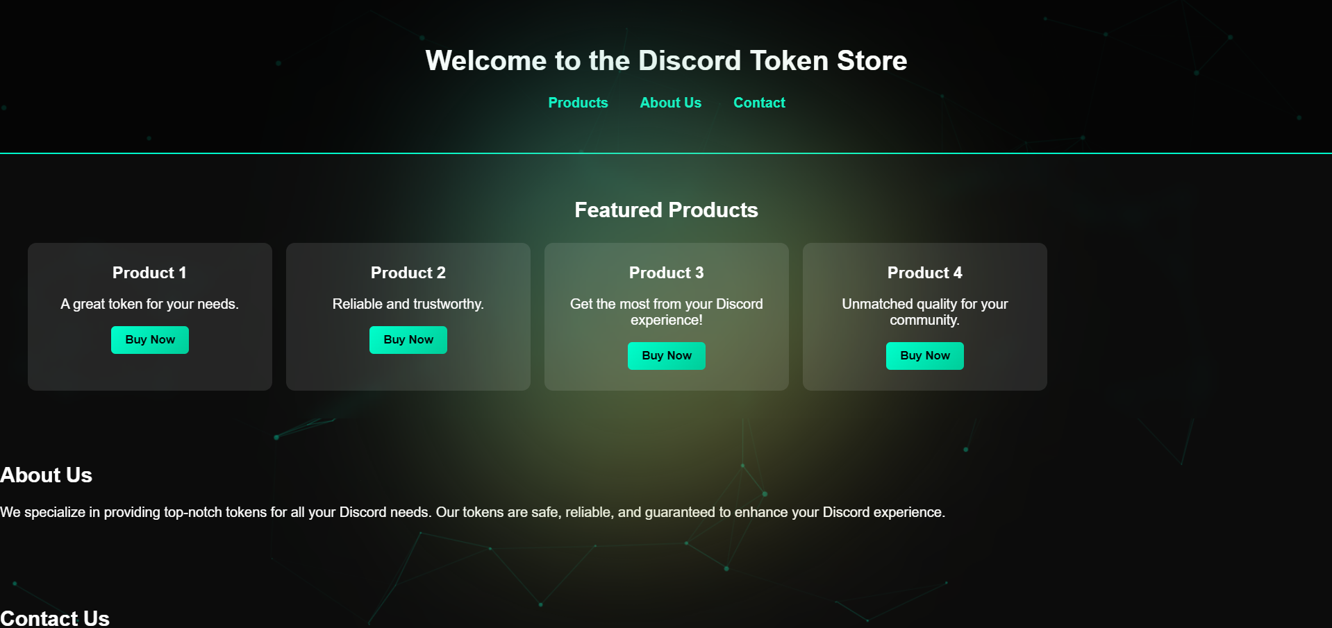 Discord Token Store