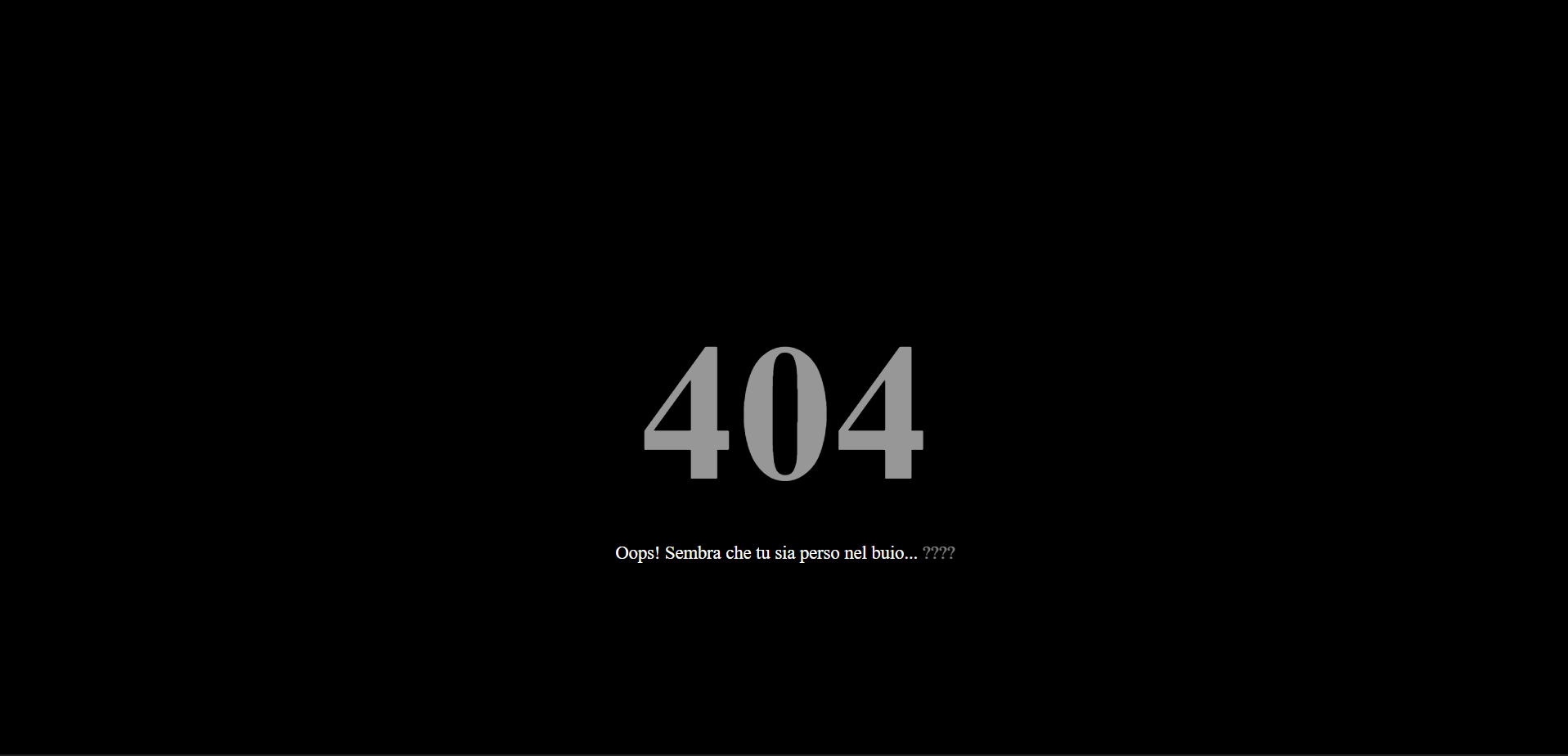 404 Page Template