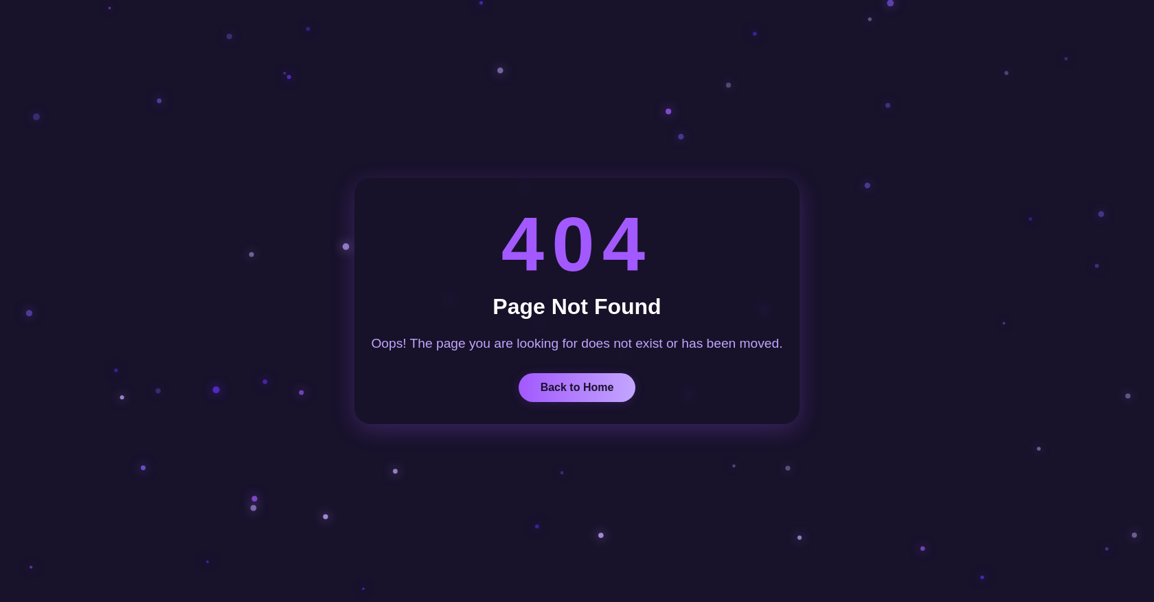 404 Page