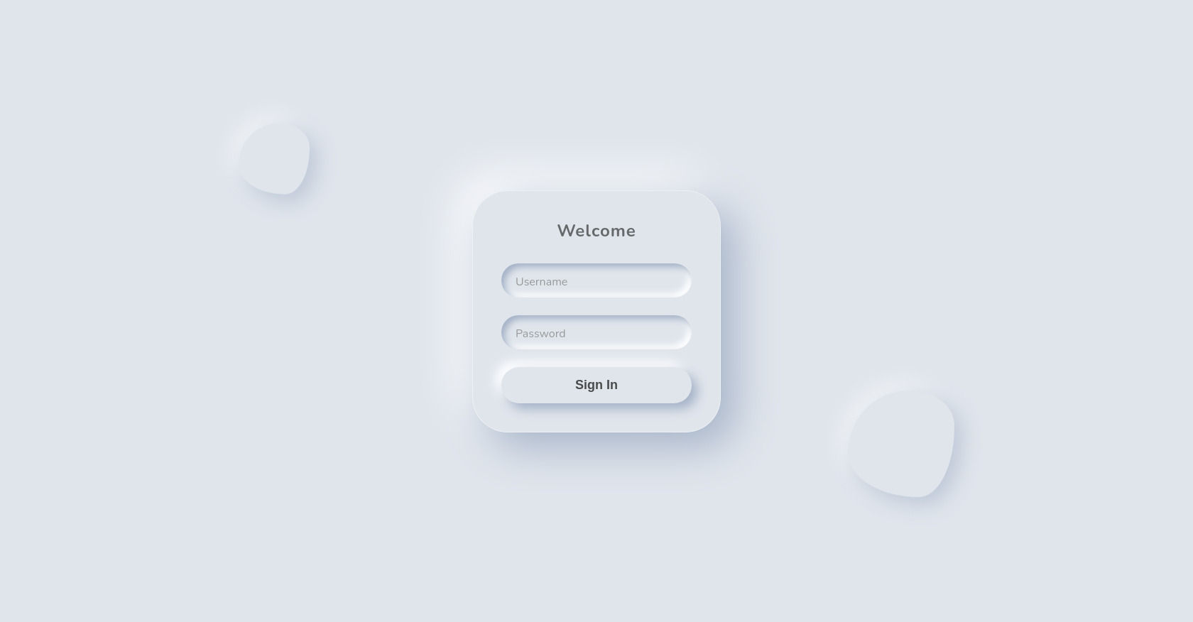 HTML Login Form Template