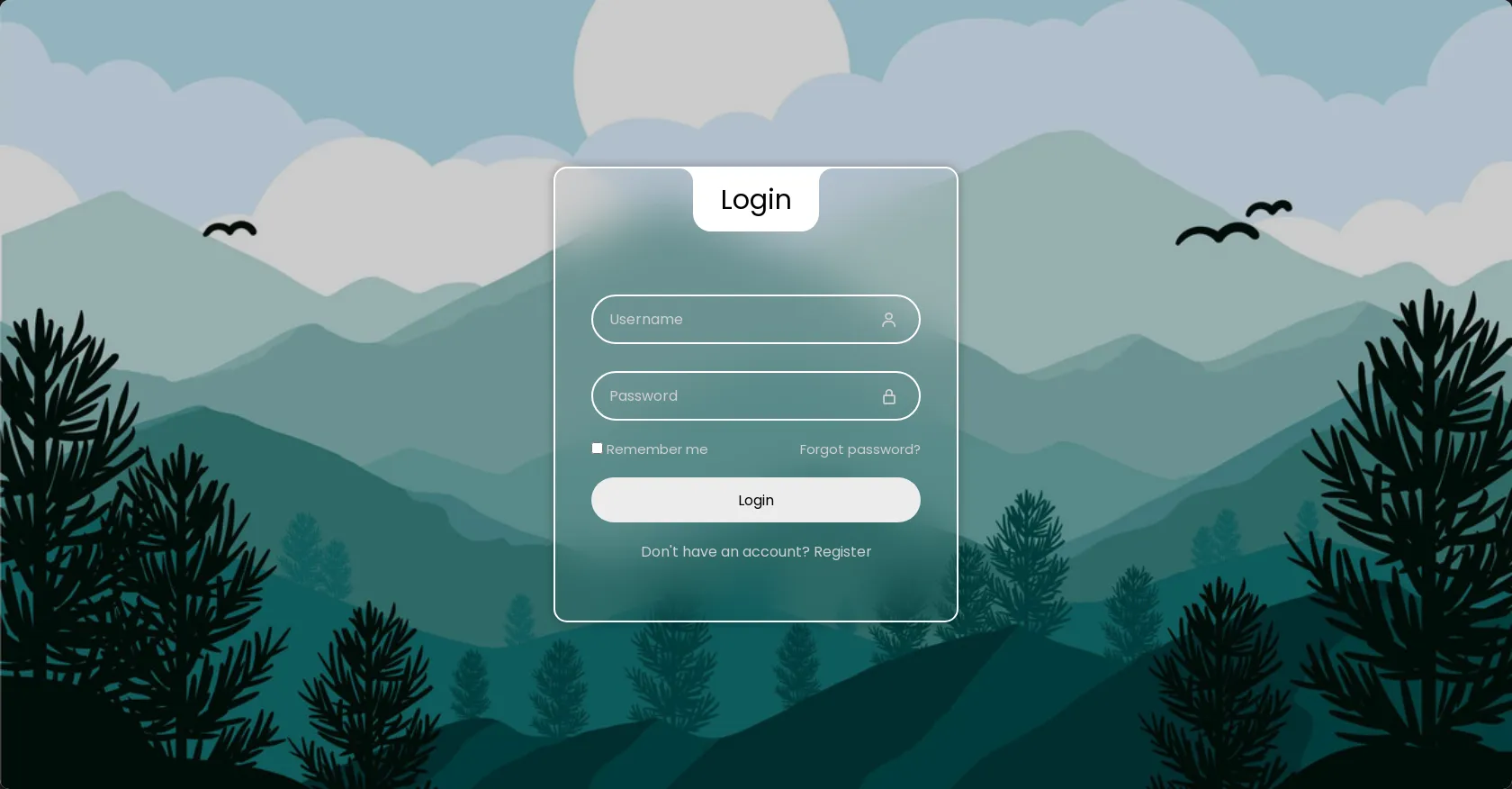 Modern Login Form