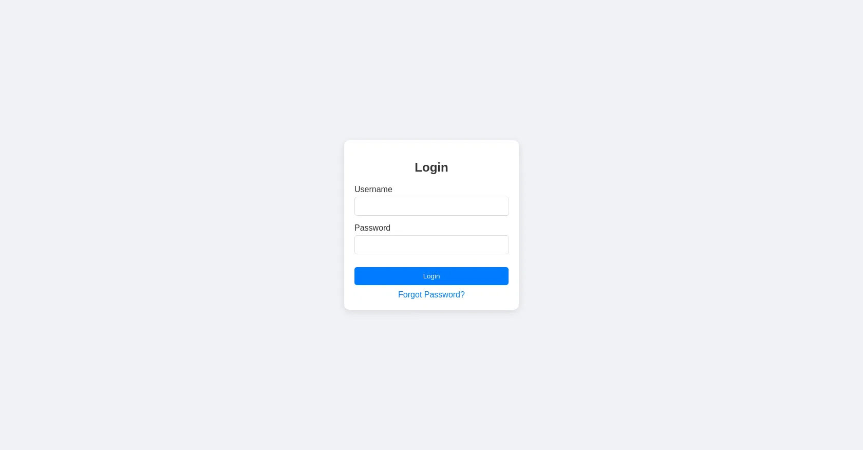 Animated HTML Login Form