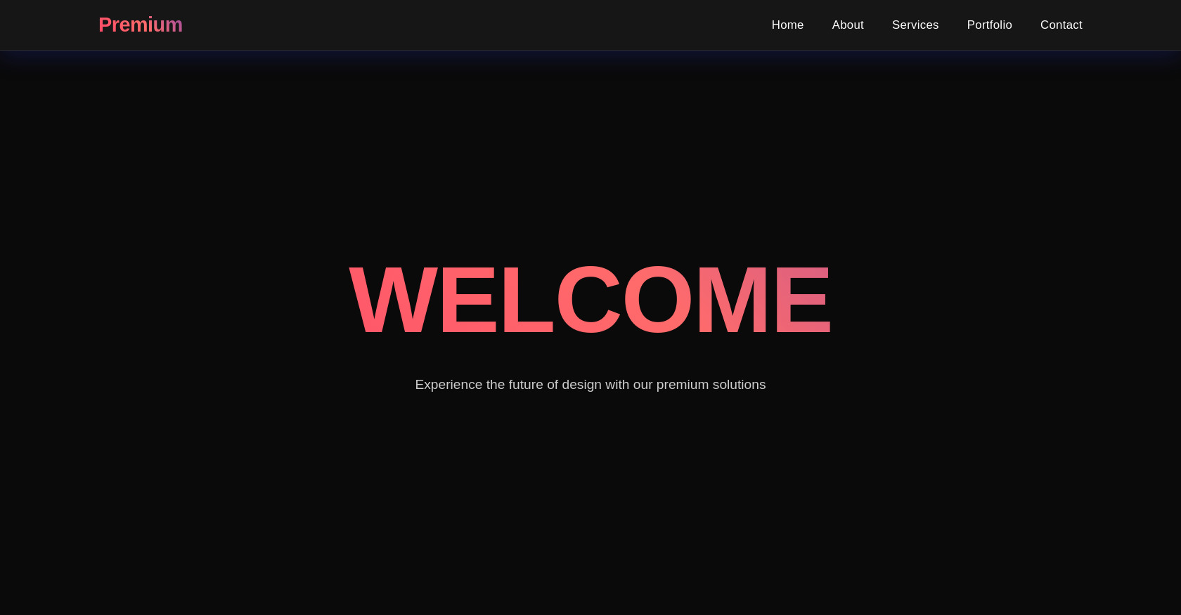 CodePen Home Premium Responsive Navbar