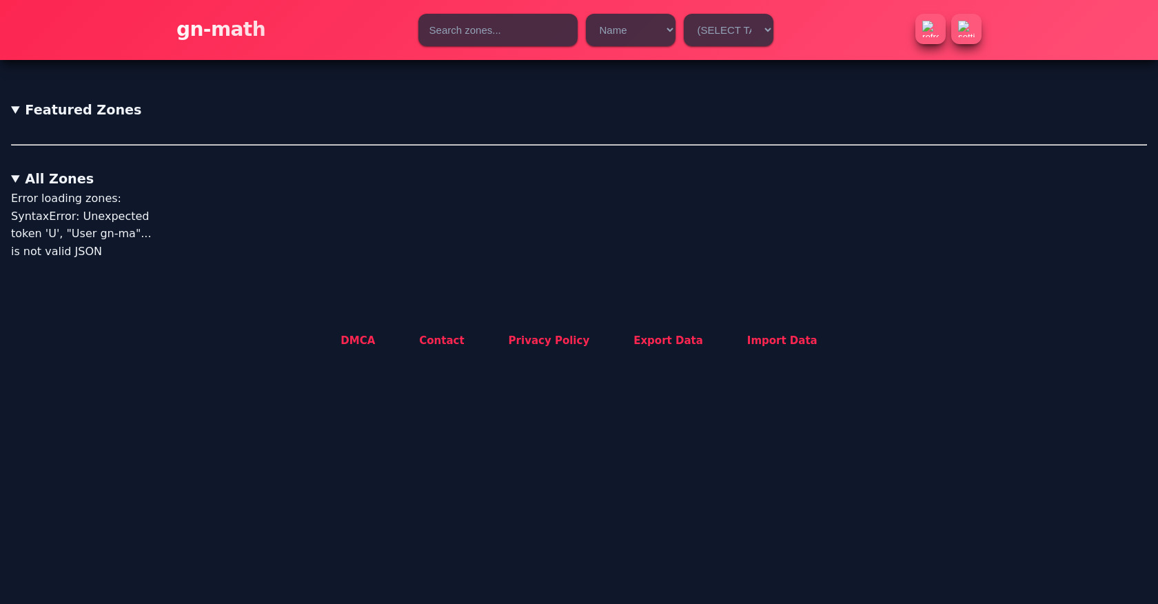 GN-Math: Unblocked Games, Search, Sort, and Play!