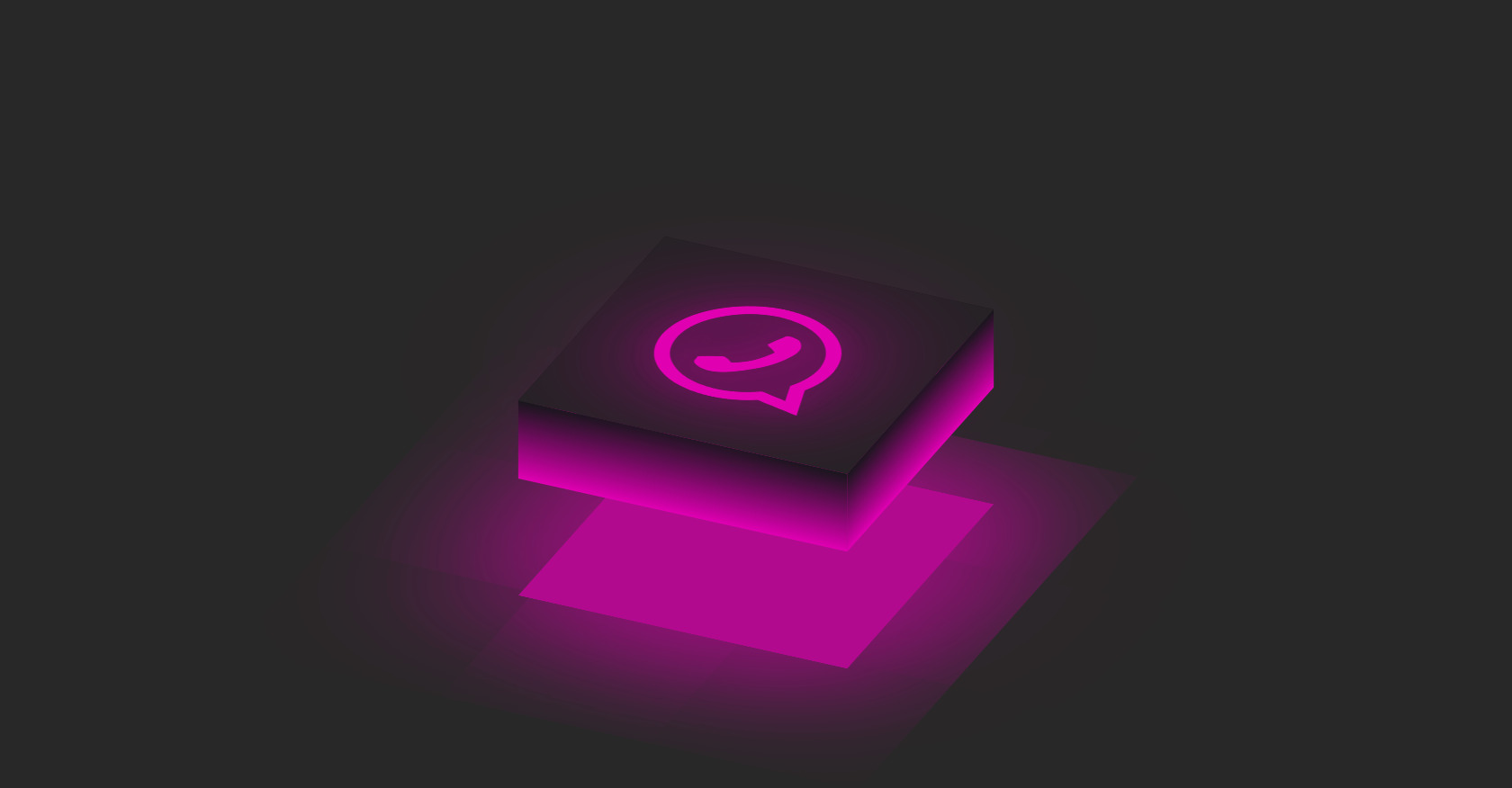 LIght Effect On Social Icon 