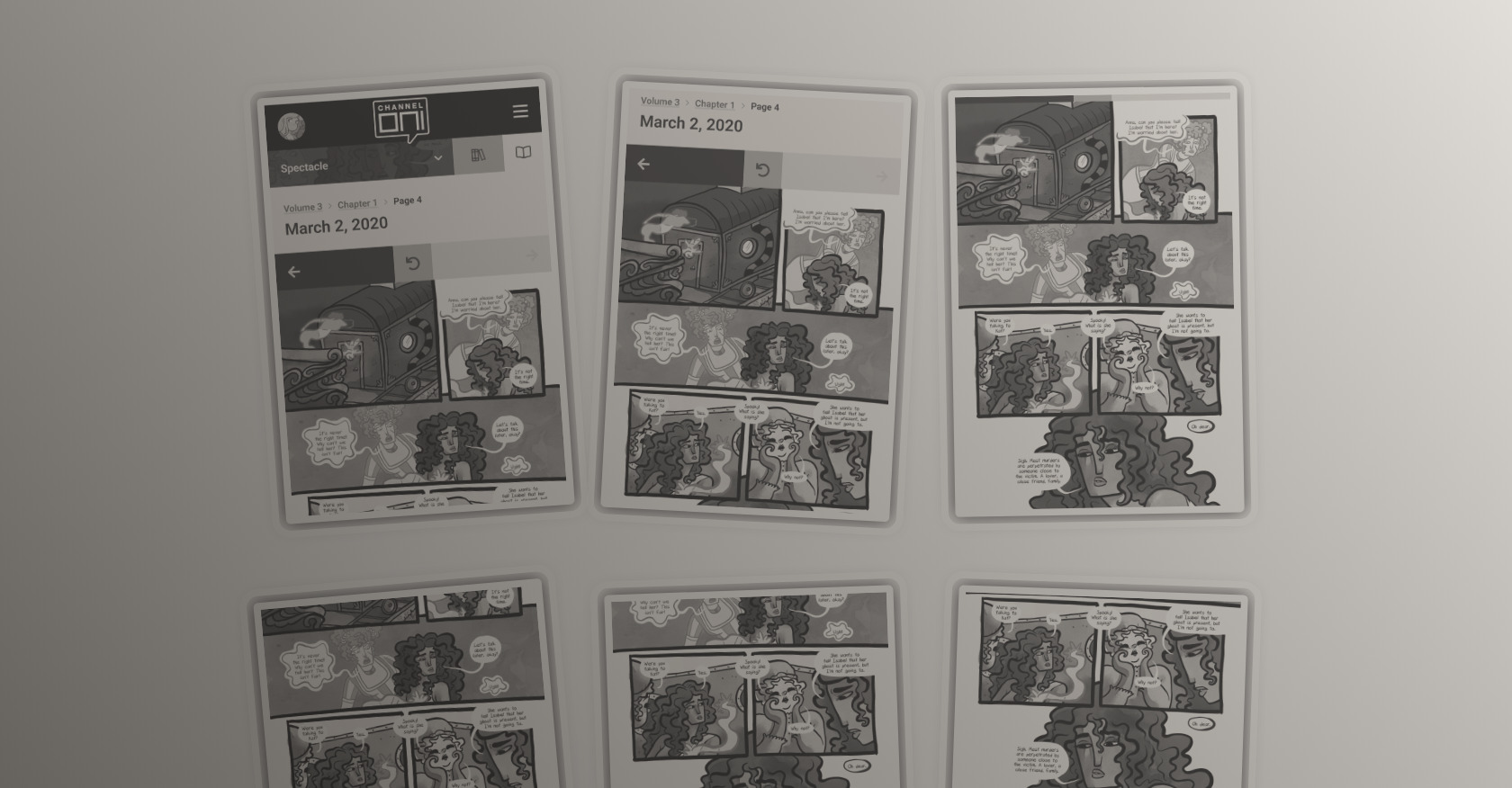 CodePen Home Outlined Mobile Cards