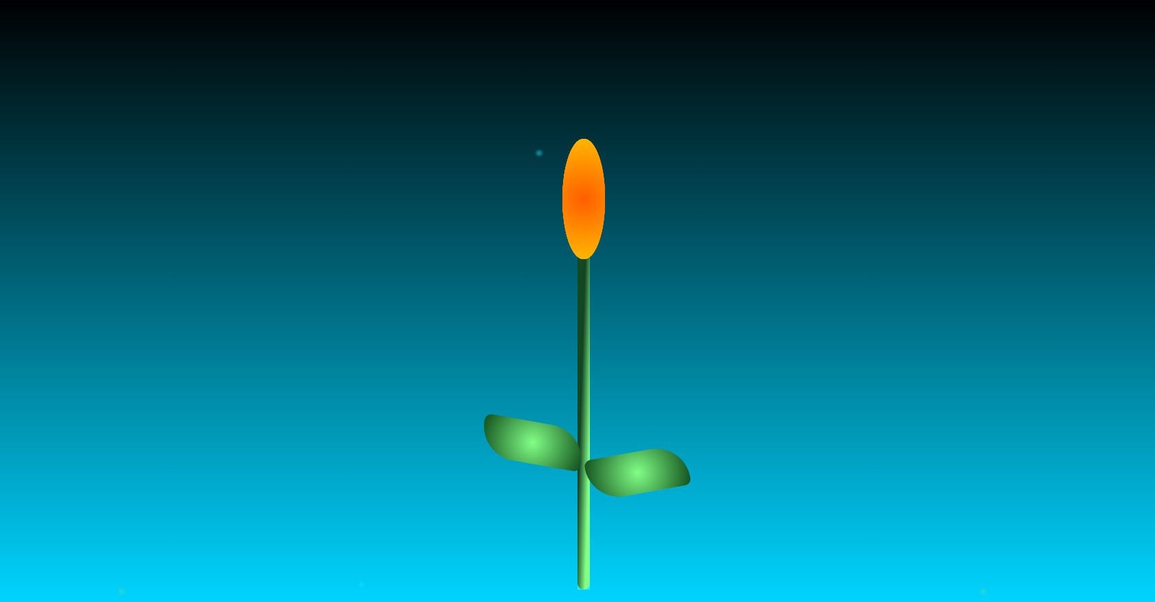 HTML Sunflower Illustration Code
