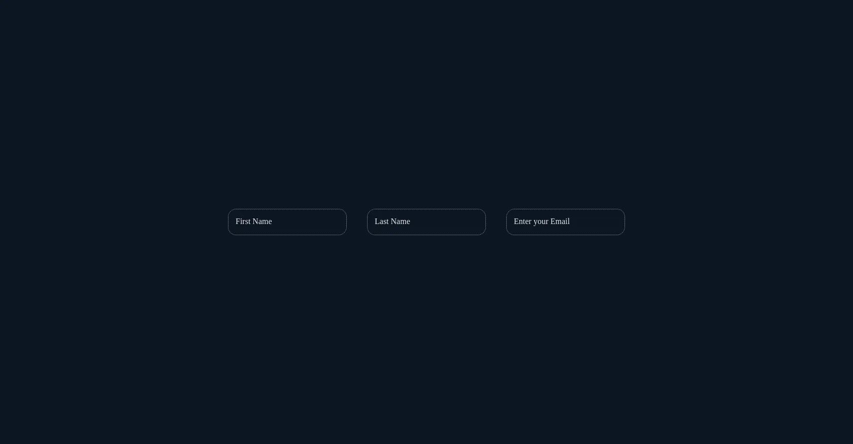 Animated HTML  and CSS Input 