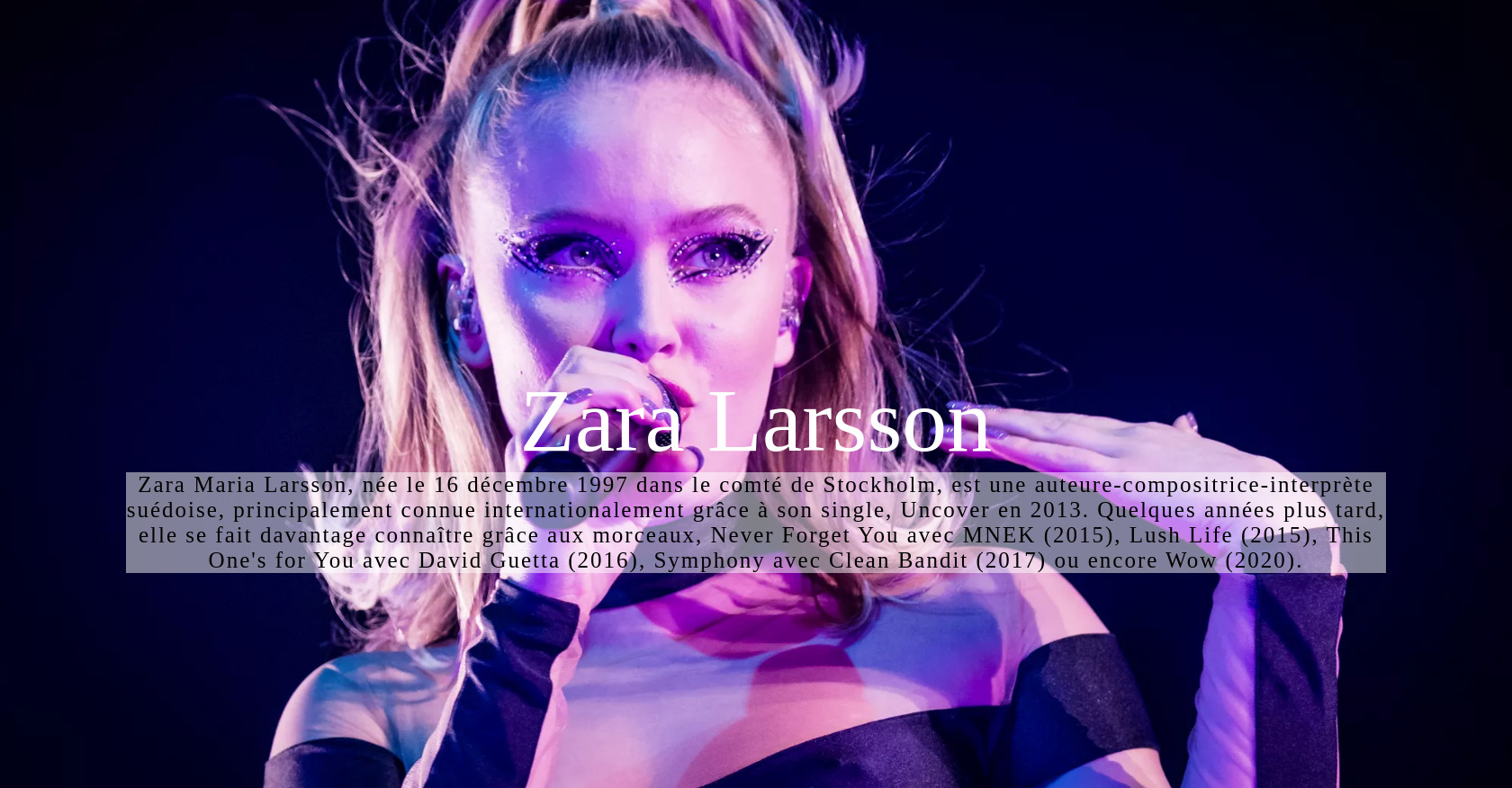 Zara Larsson