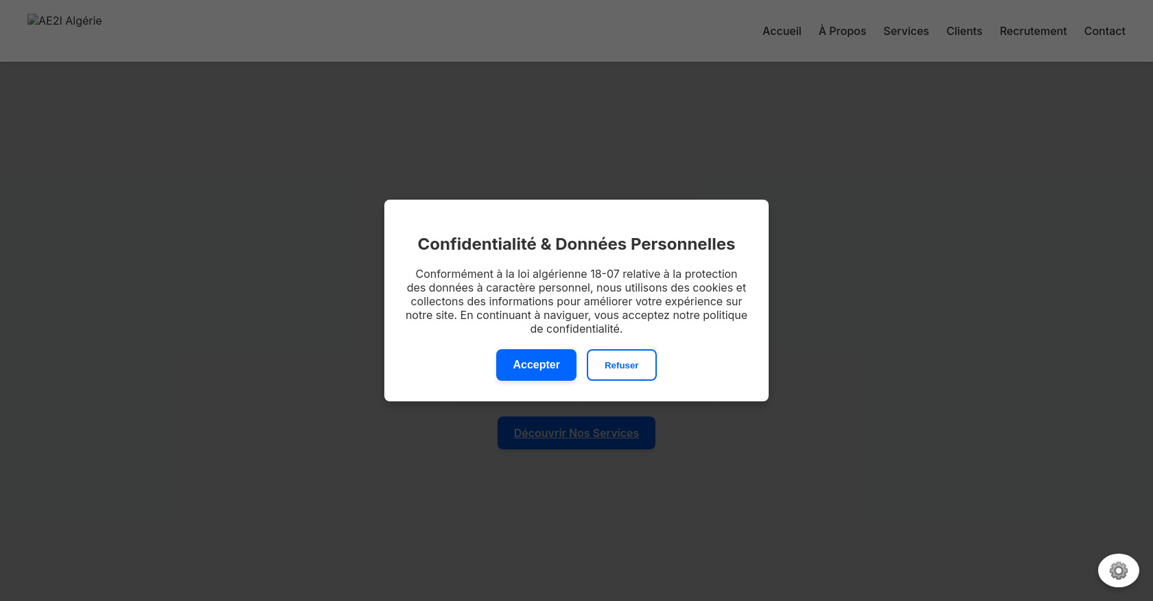 AE2I Algérie: Industrial Engineering & Recruitment