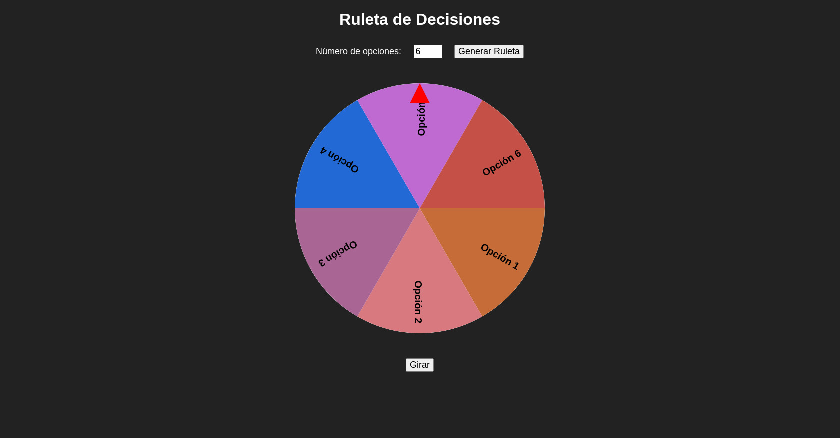 Decision Roulette HTML: Spin the Wheel!