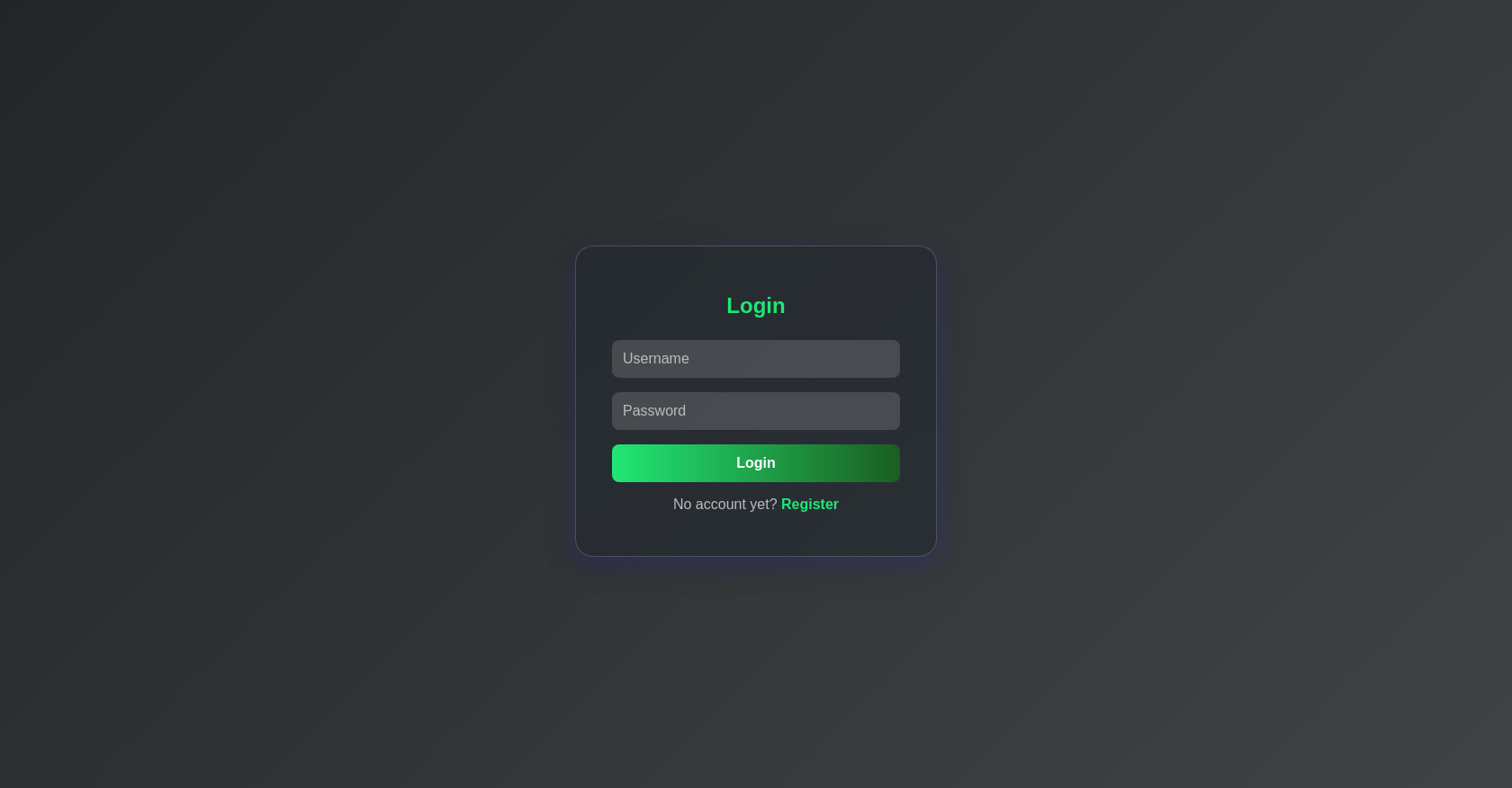 Glassy Login &amp; Register Panel from TheDoc