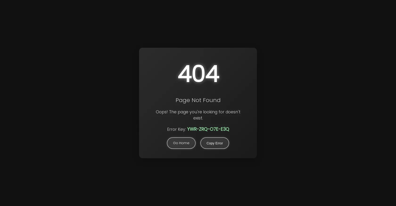 404 page