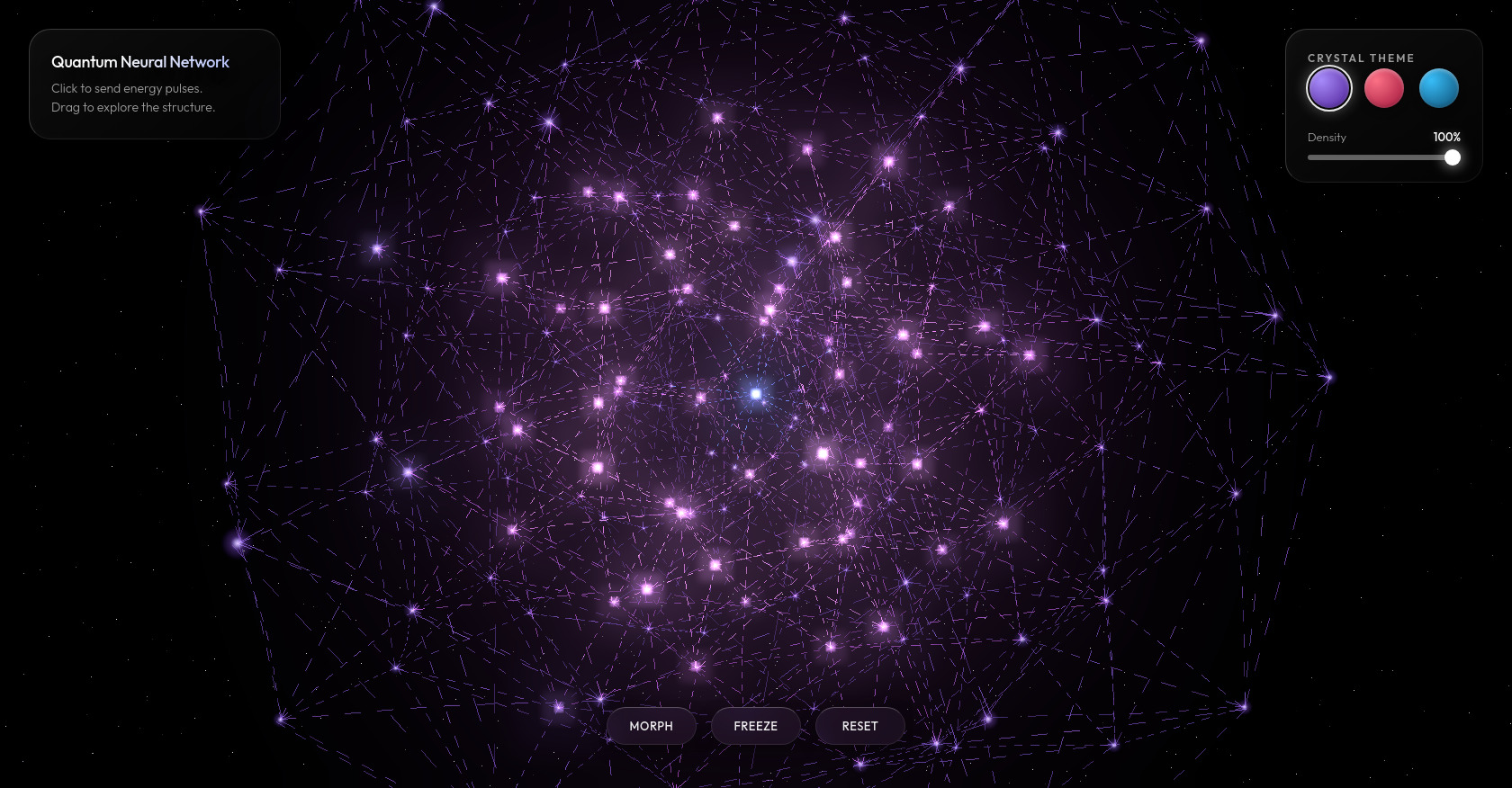 3D Neural Network Visualization (Three.js)