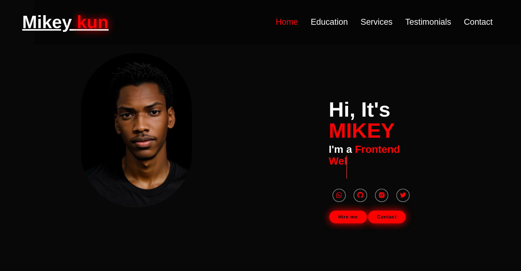 Personal Portfolio HTML Template