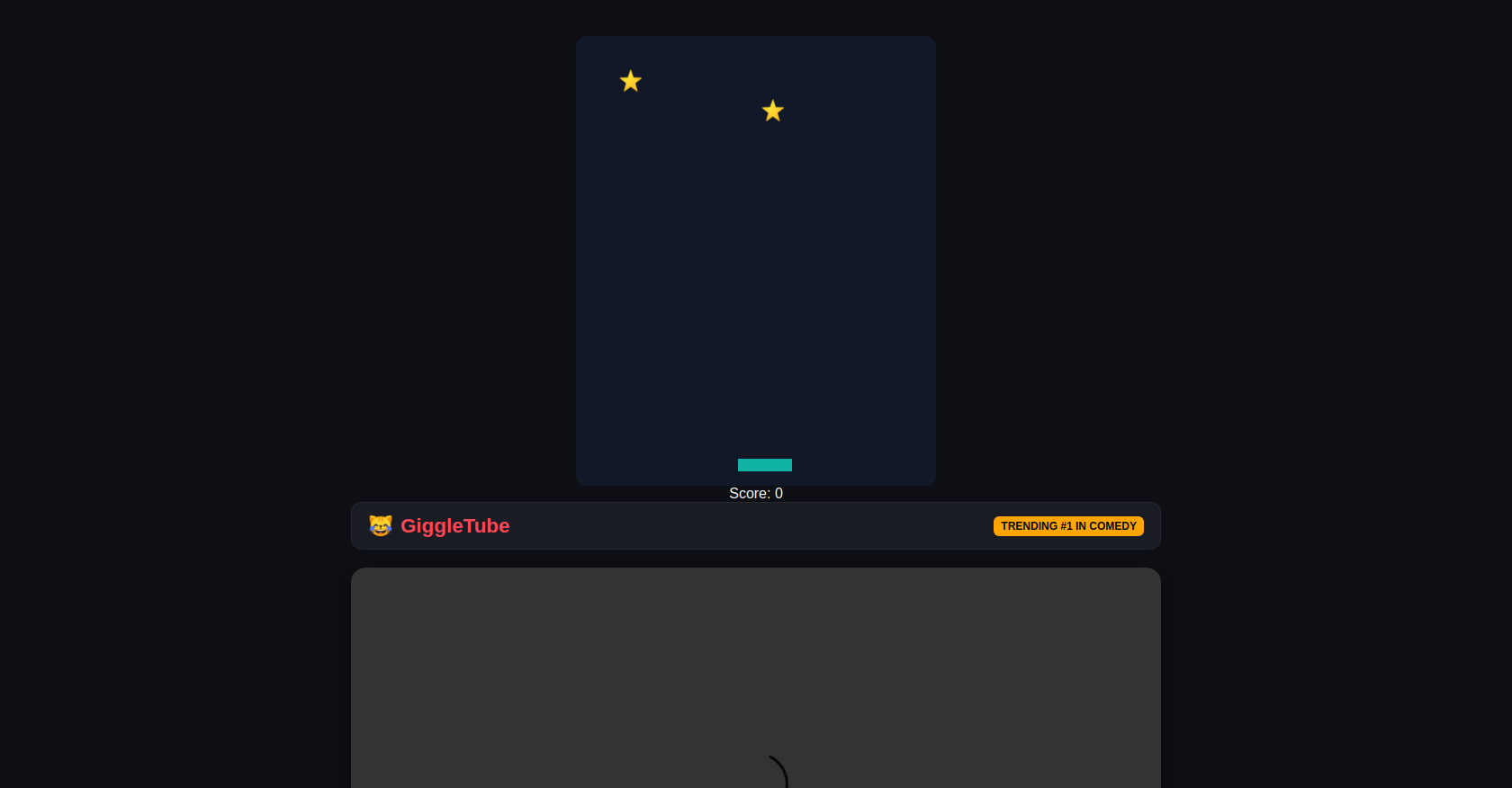 Star Catcher Arcade Game in JavaScript and HTML5 Canvas
