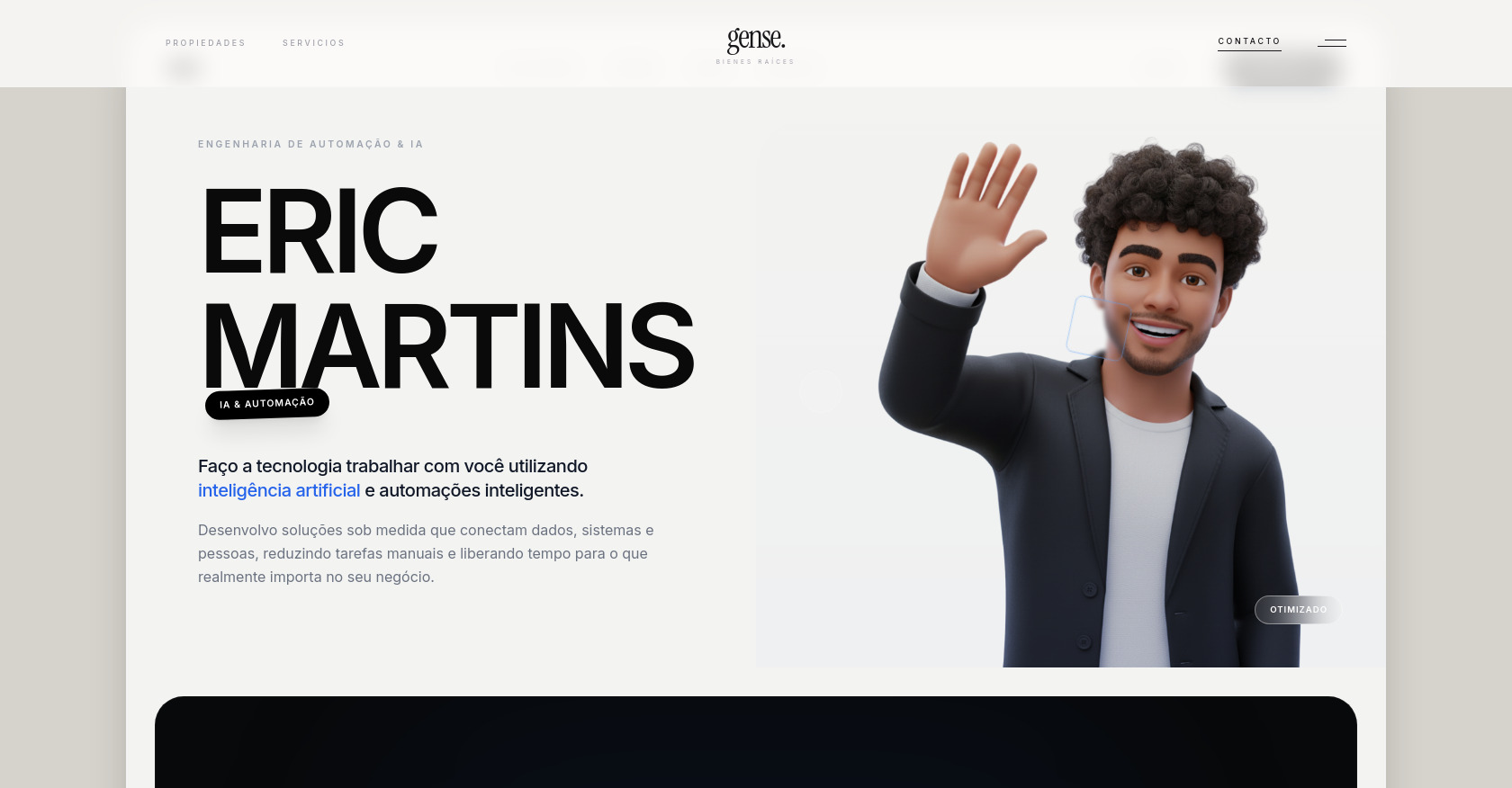 Portfolio Website HTML/CSS - AI Automation & Projects