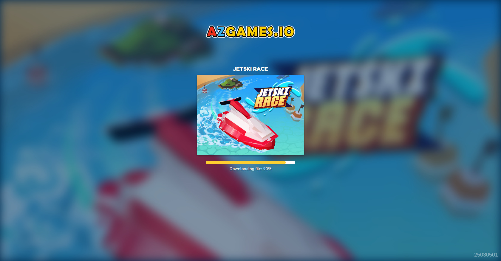 Jet Ski Race Arcade Game in HTML and JavaScript