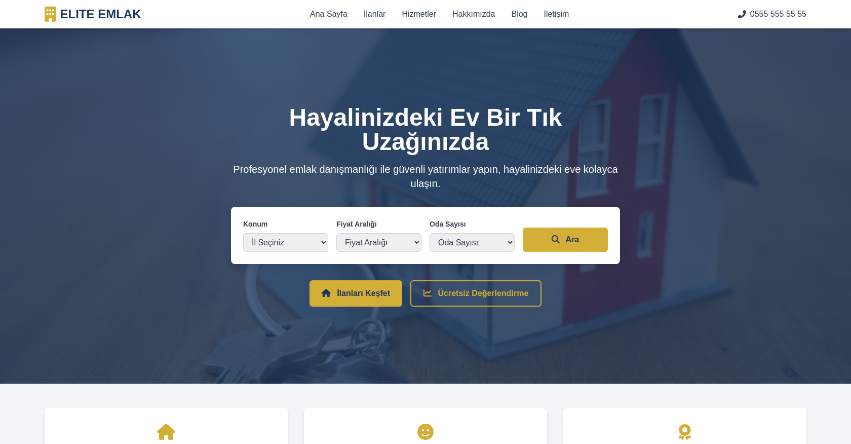 Elite Emlak: Satılık Kiralık Daire, Villa, Konut