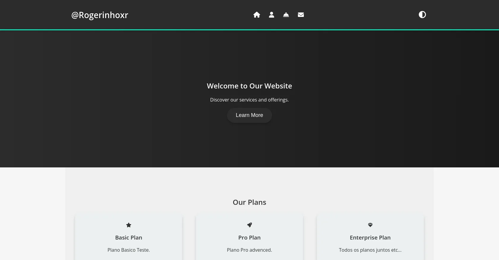 Planos Bot (Home Page) 