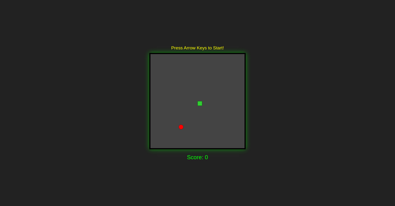 HTML Snake Game Code