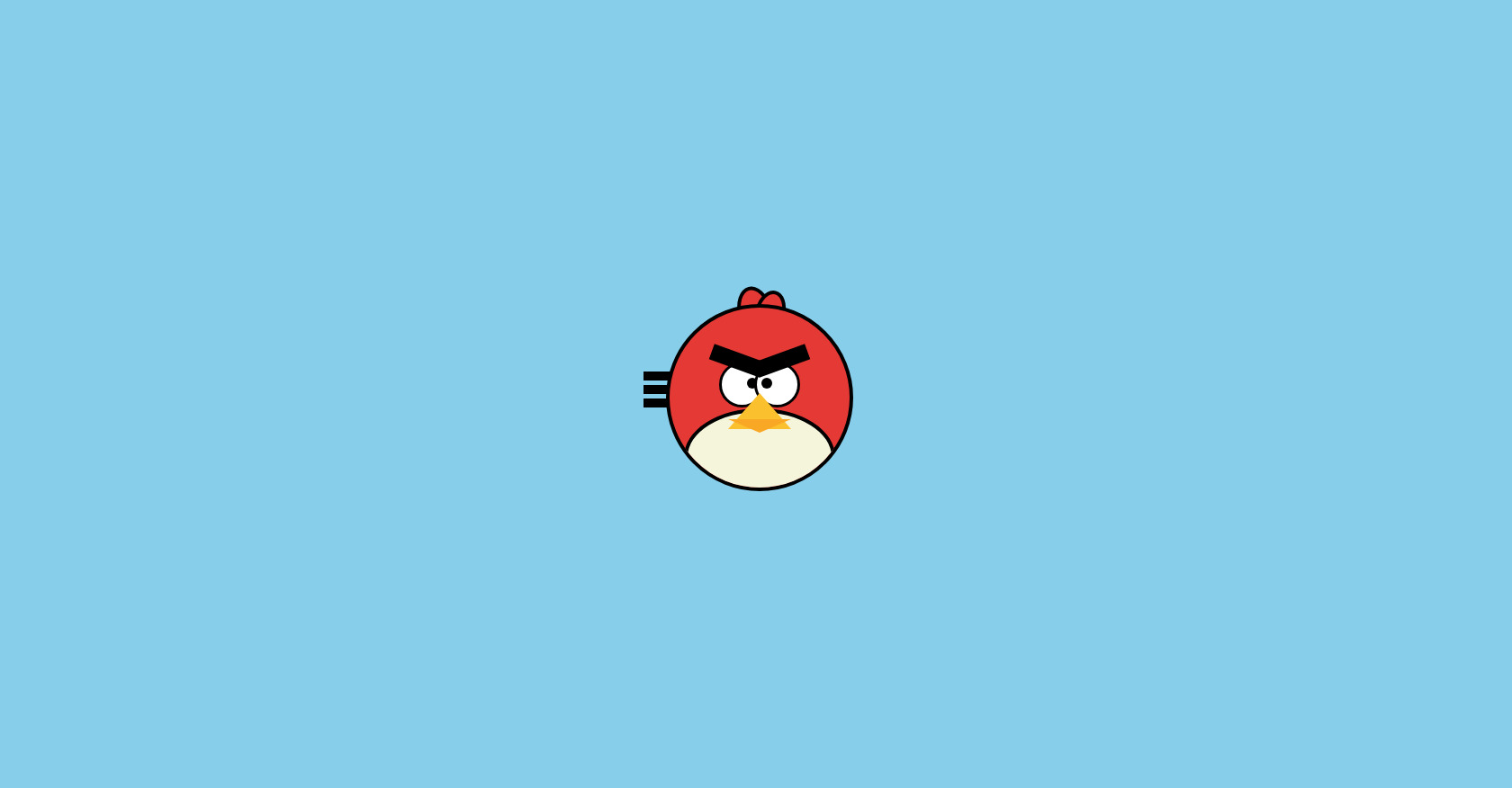 CSS Angry Bird Drawing
