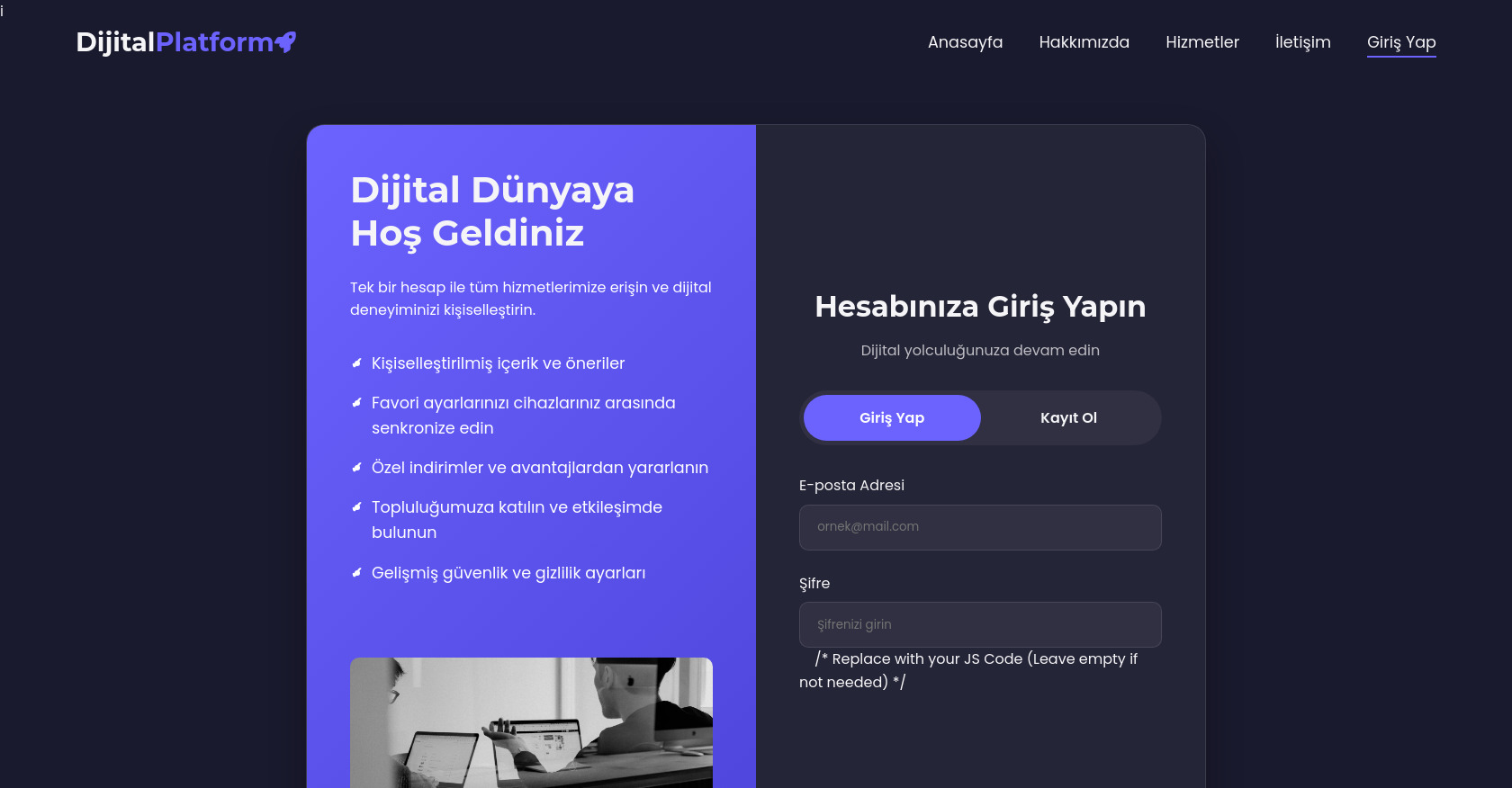 Login & Register Form HTML CSS Template