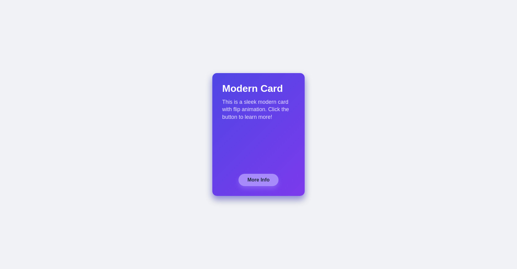Modern Flip Card
