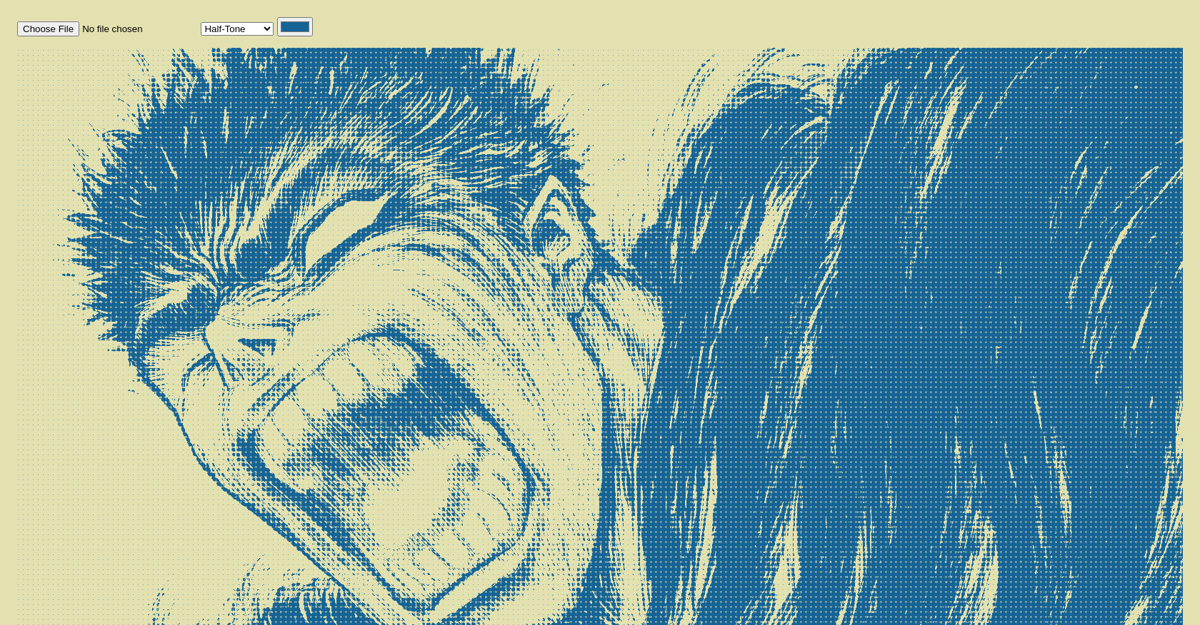 Half-Tone Image Editor