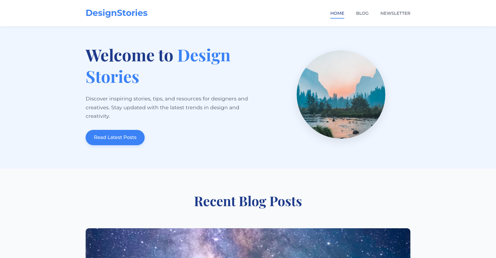 Modern Design Blog HTML Template