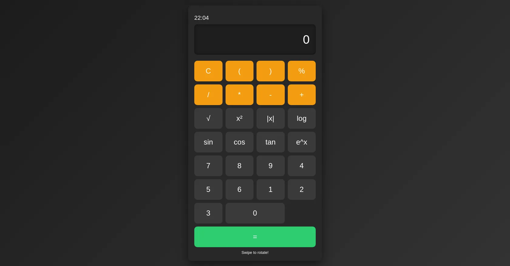 iOS Calculator