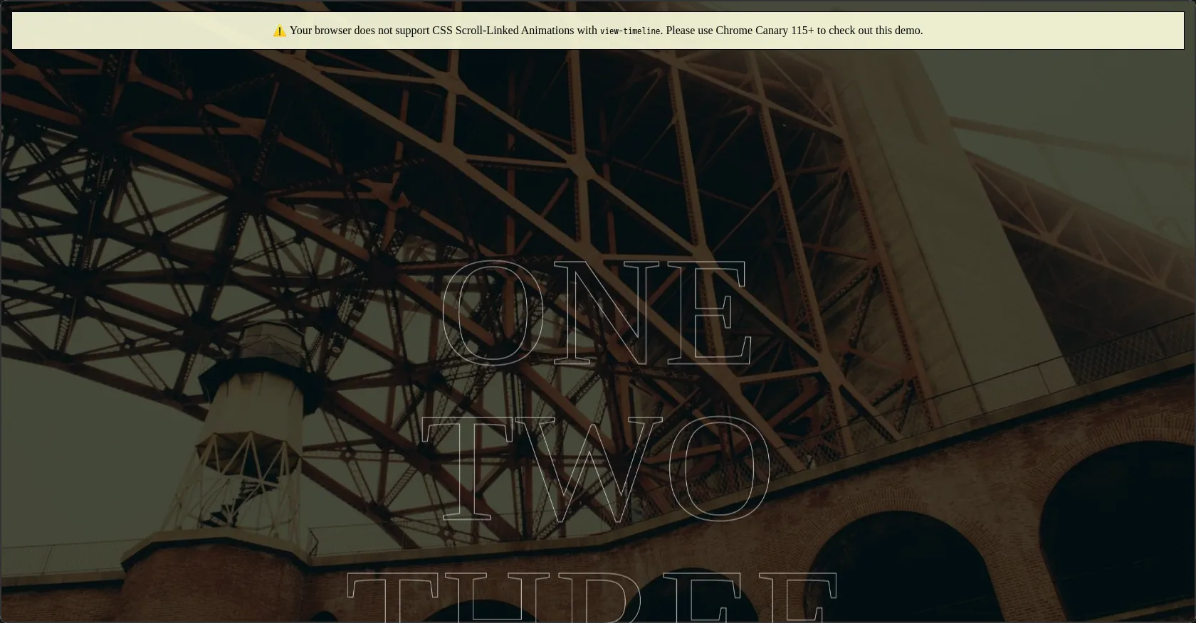 Scroll Driven Animations Scroll Detection