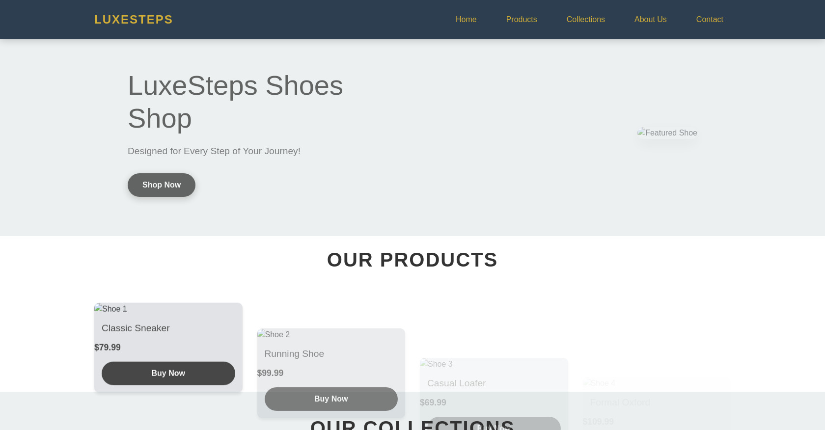  Shoes Store Website