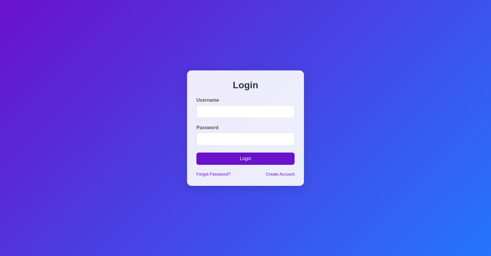 HTML CSS Login Form Code