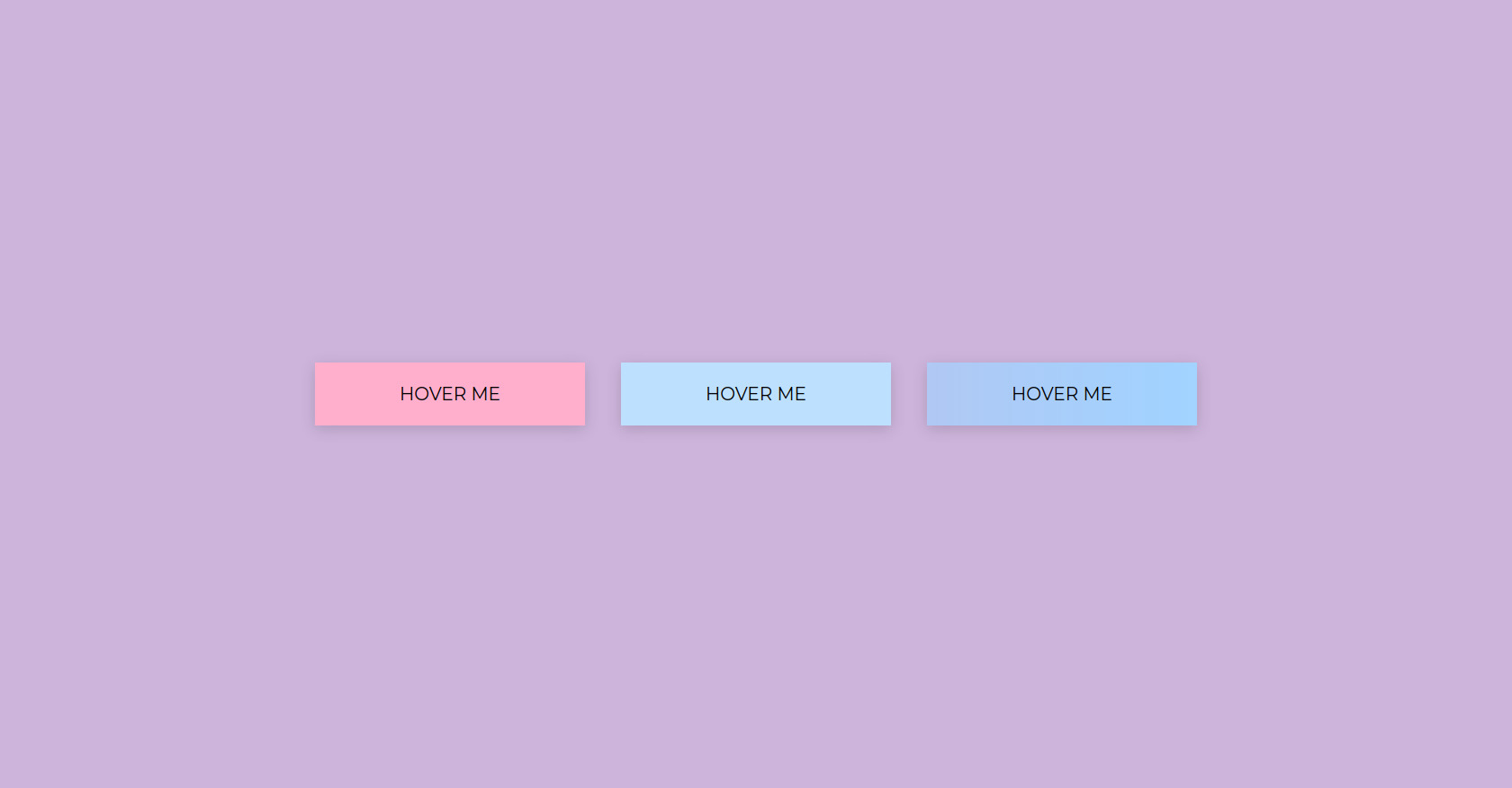 HTML Button Hover Effects Example