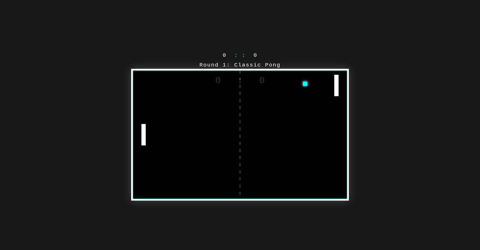 Retro Ping Pong Game JavaScript with Special Rounds