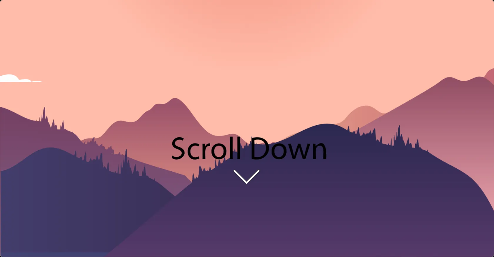 Parallax scroll animation