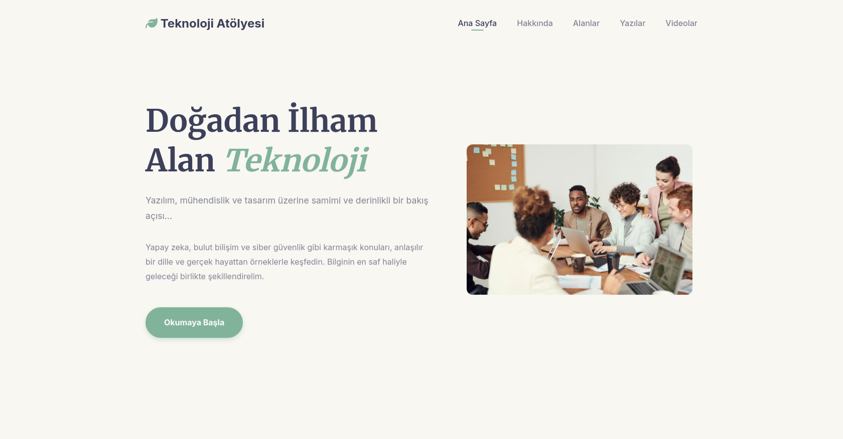 Teknoloji Atölyesi: AI, Siber Güvenlik, Web3 Blog