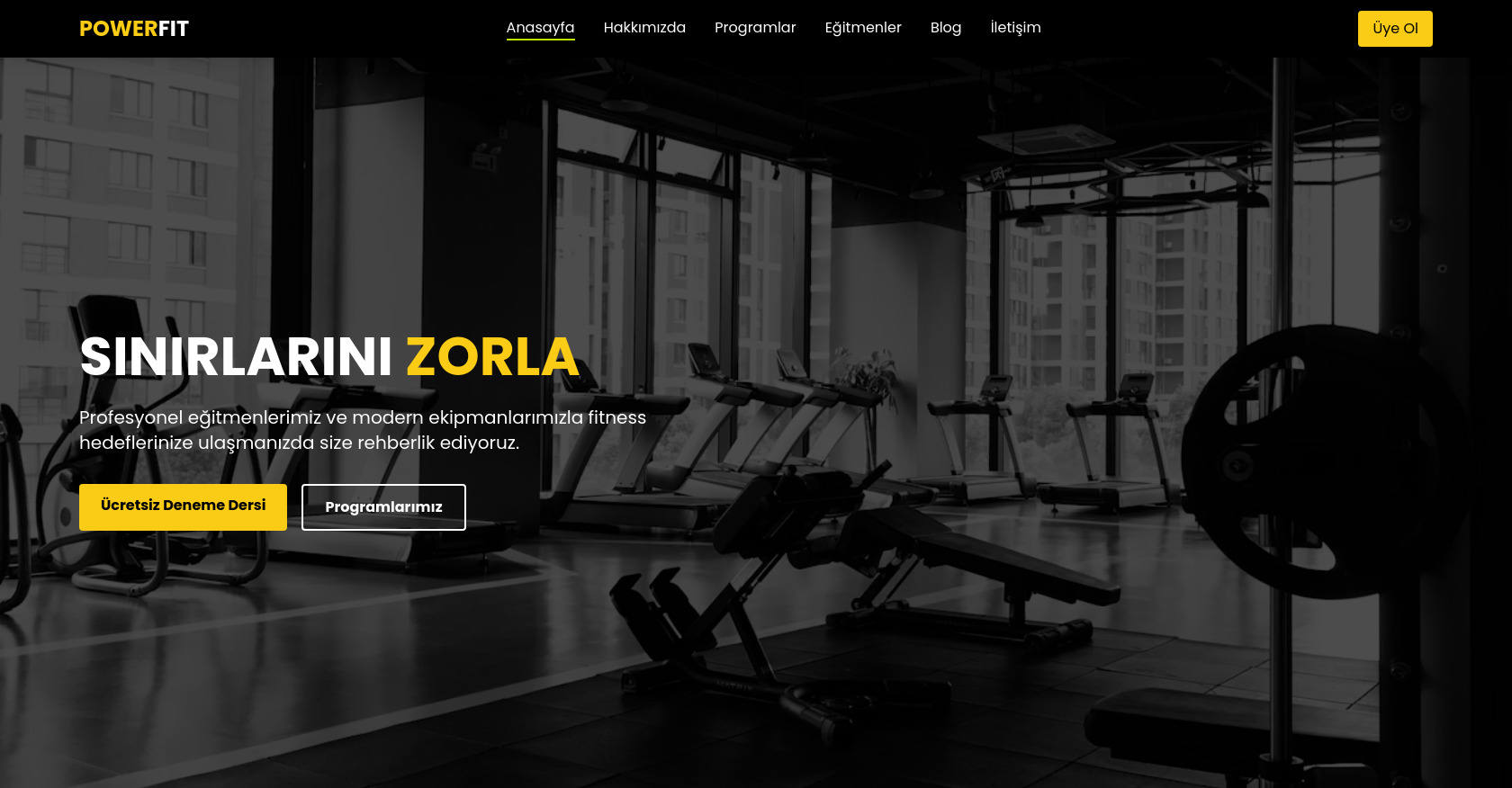 PowerFit Gym: Turkish Fitness, Programs & Trainers