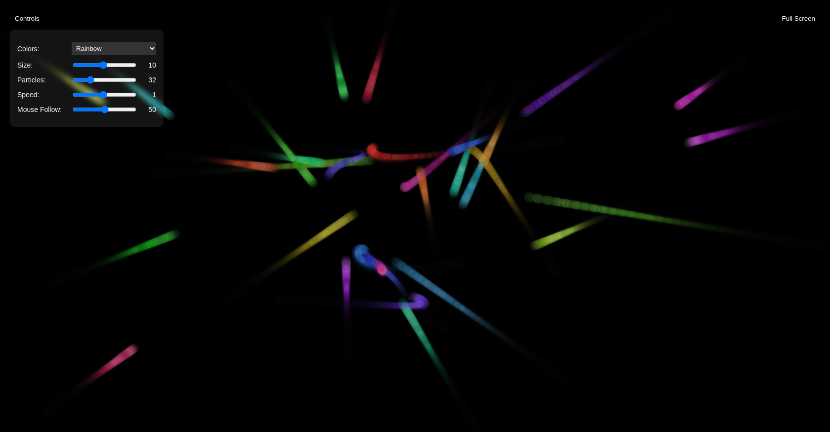 Canvas: Heart Particle Flow