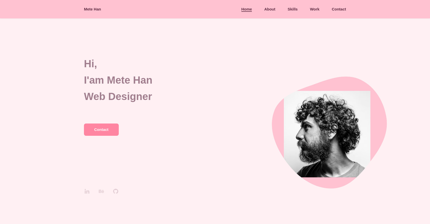 Portfolio Website Template HTML CSS JavaScript