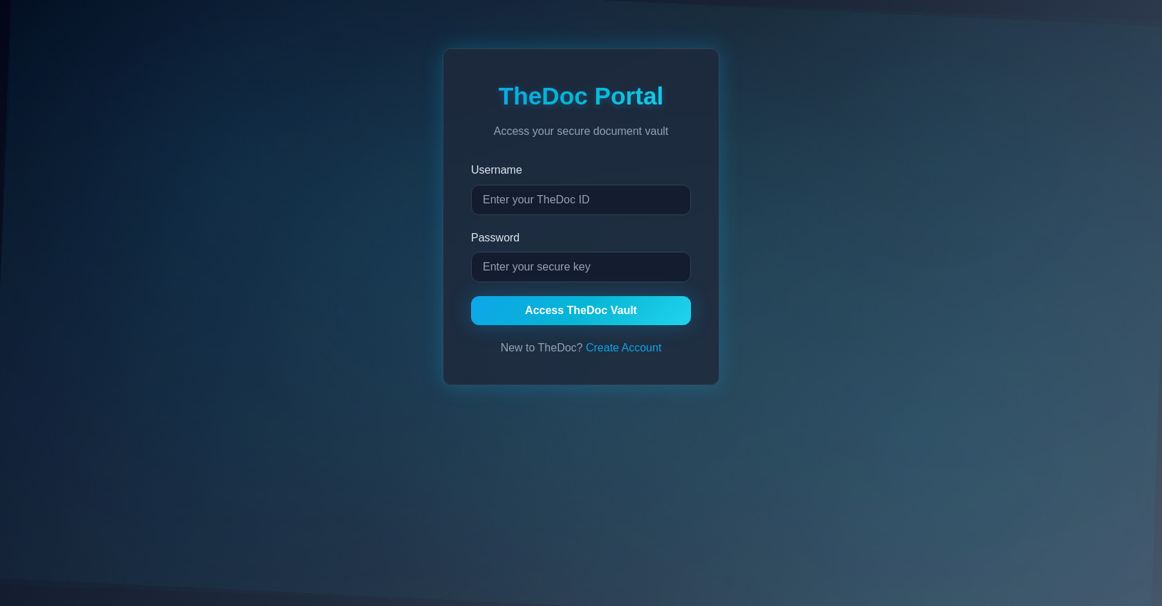 TheDoc Notes App