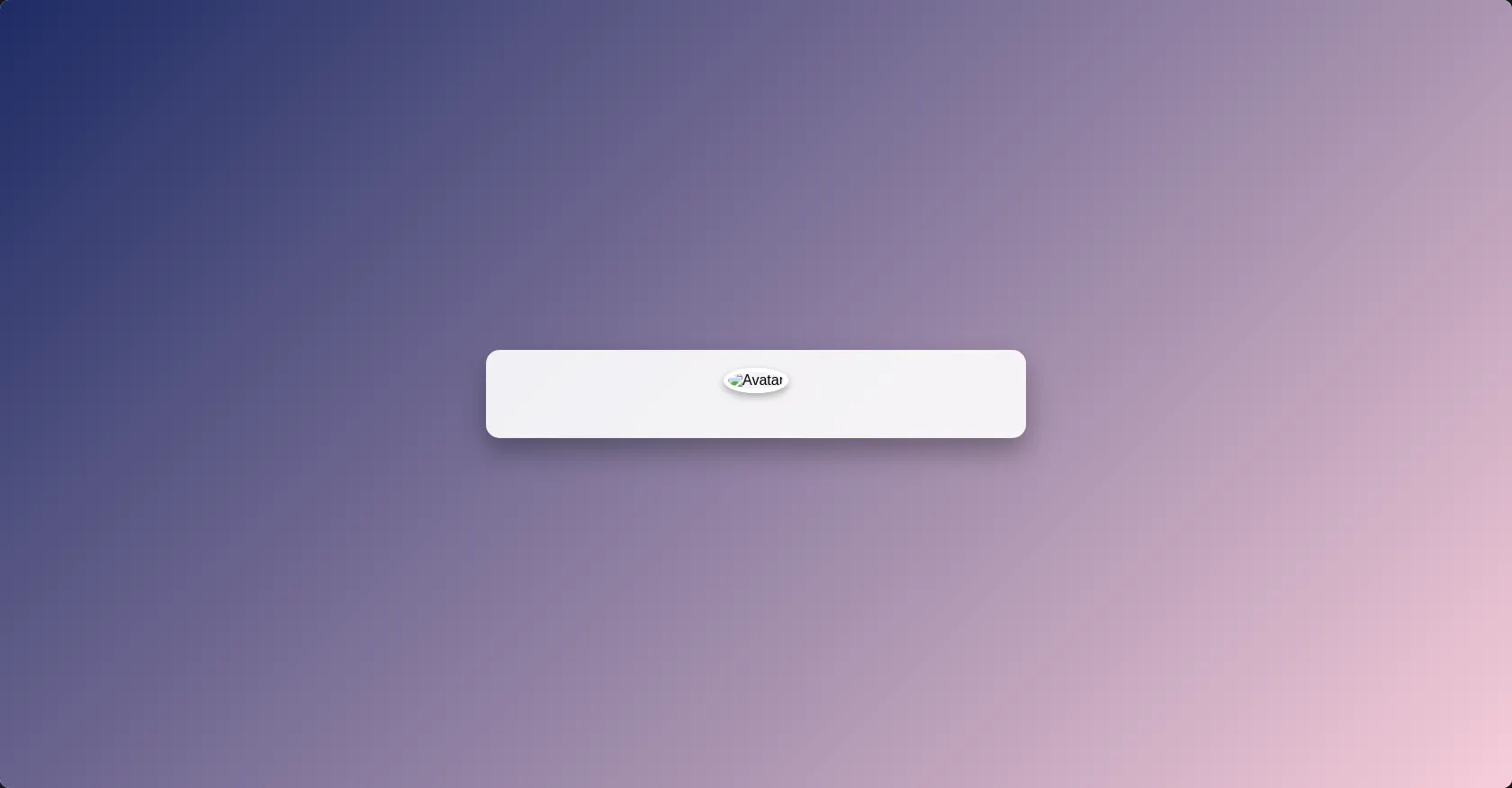 Animated Bio / About Page