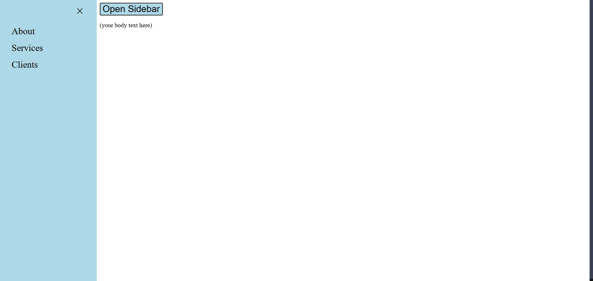 How to Create a Grid Sidebar in CSS