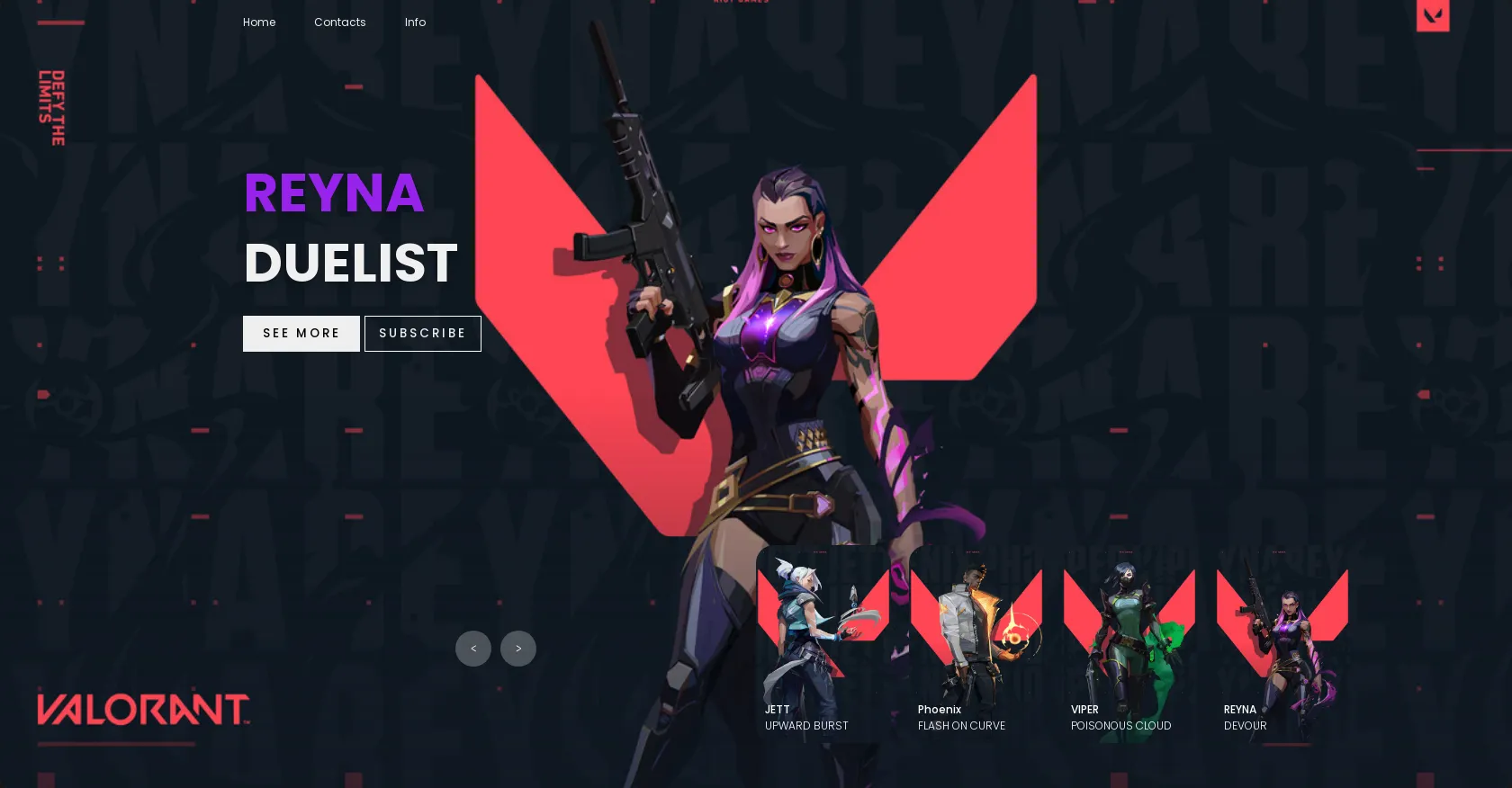 Valorant slider gallery