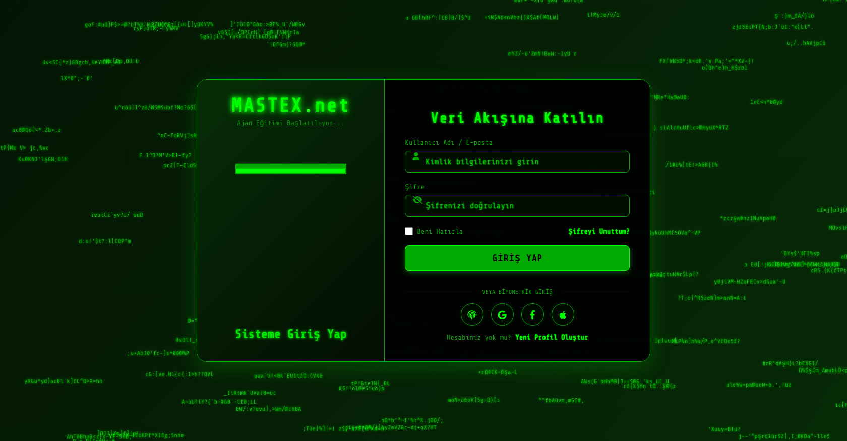 Matrix Login Register Form HTML CSS