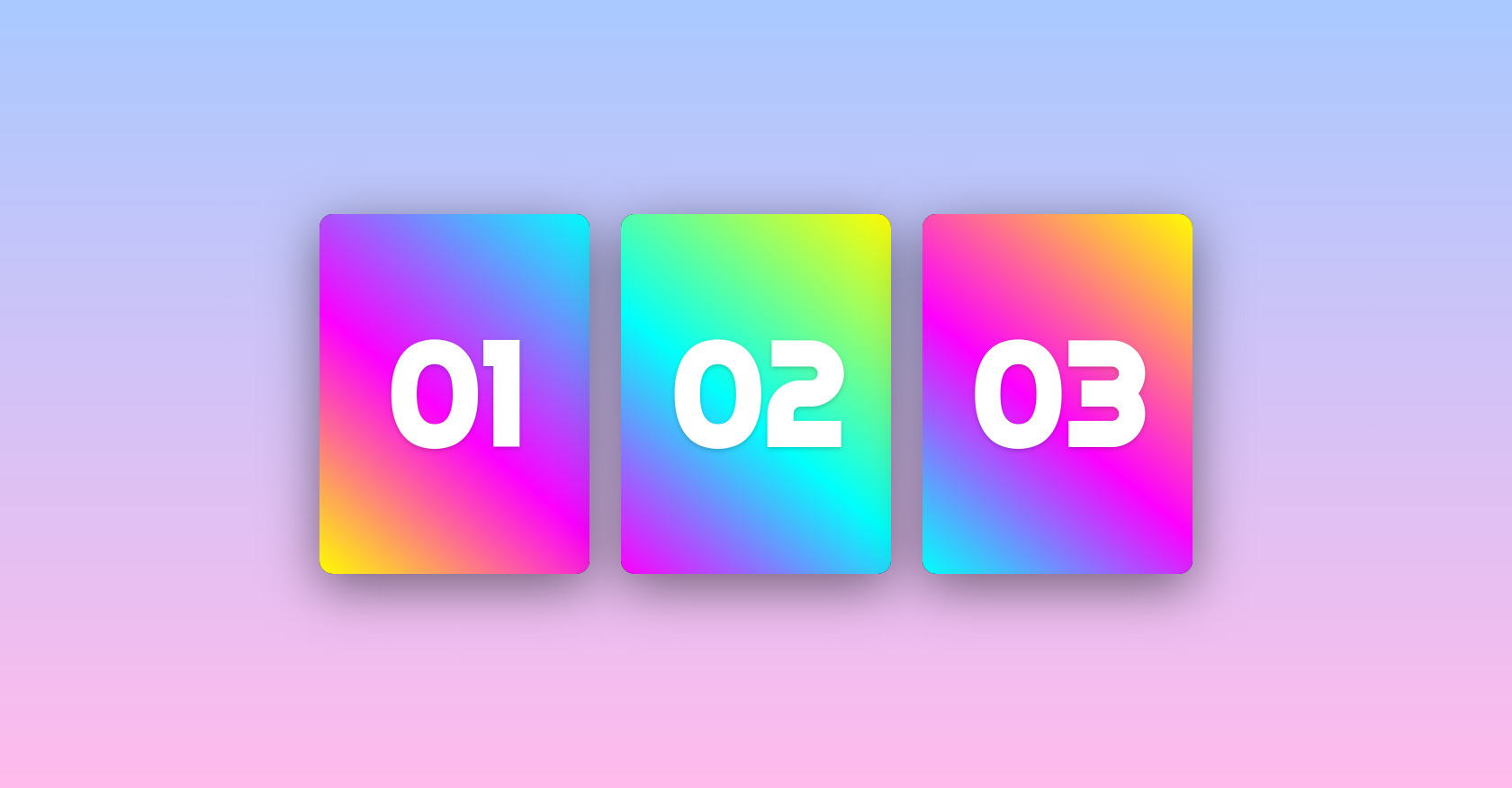 Effet de survol des cartes